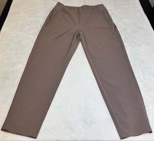Athleta Brooklyn Ankle Pant Brown Tapered Leg Side Zip Pockets